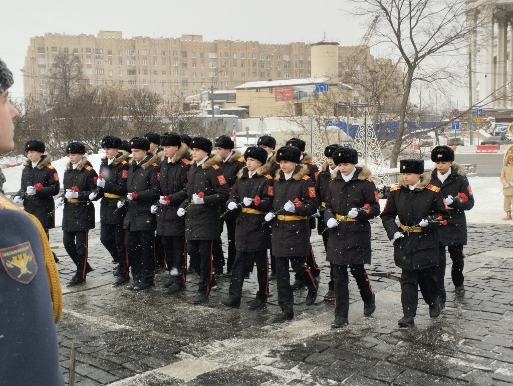Торжественная встреча поколений защитников Отечества «Военные династии в строю защитников Отечества»