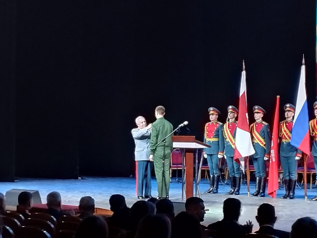 Торжественная встреча поколений защитников Отечества «Военные династии в строю защитников Отечества»