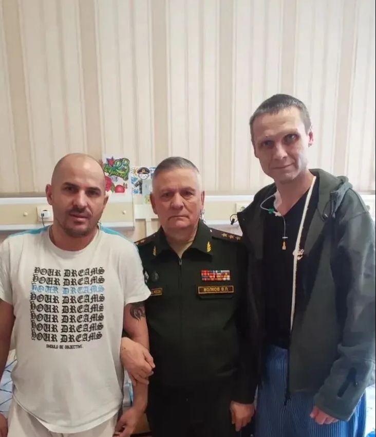 Поздравление героев специальной военной операции с Днем защитника Отечества