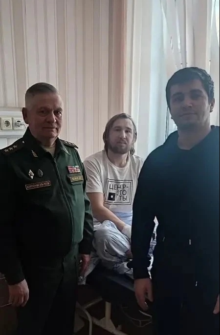 Поздравление героев специальной военной операции с Днем защитника Отечества