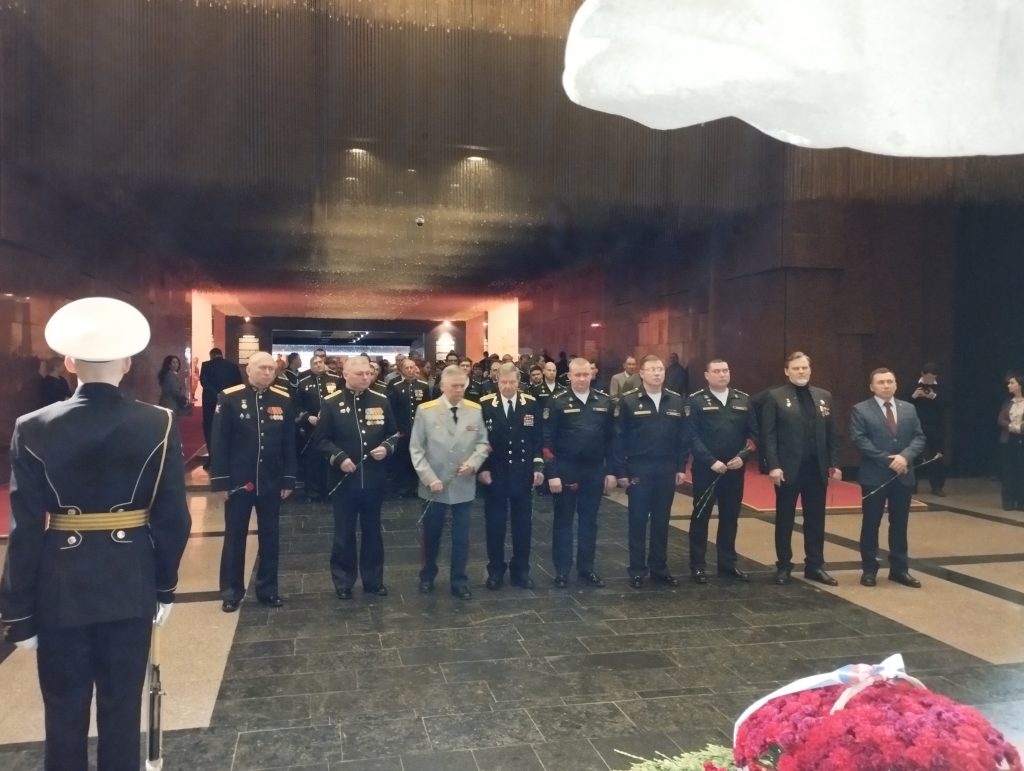 Торжественное мероприятие, посвященное 330-летию основания Флота России и 25-летию канонизации в лике святых адмирала Федора Ушакова, организованное Клубом адмиралов