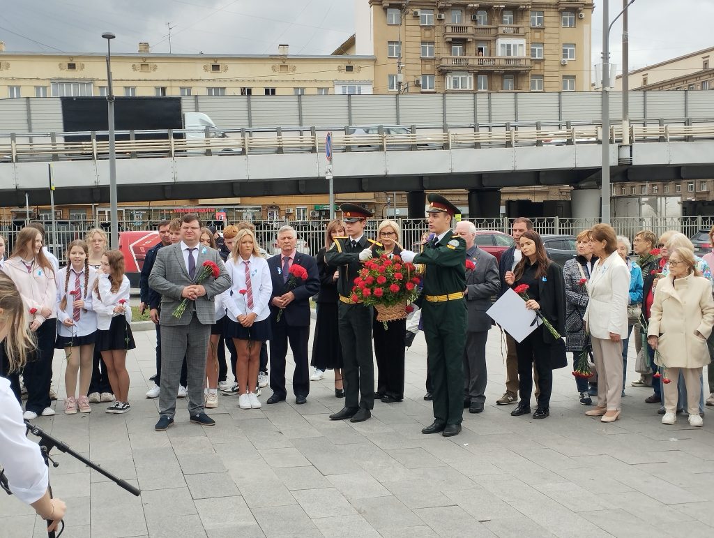 ПАМЯТНОЕ МЕРОПРИЯТИЕ У СТАНЦИИ МЕТРО РИЖСКАЯ В МОСКВЕ В ДЕНЬ СОЛИДАРНОСТИ В БОРЬБЕ С ТЕРРОРИЗМОМ